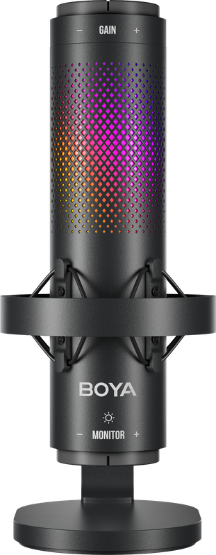 Мікрофон конденсаторний зі зміною діаграми спрямованості BOYA K9 RGB Black