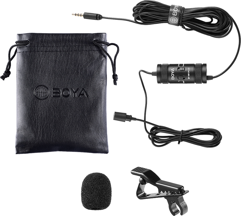 Універсальний петличний мікрофон BOYA BY-M1 Pro II Black