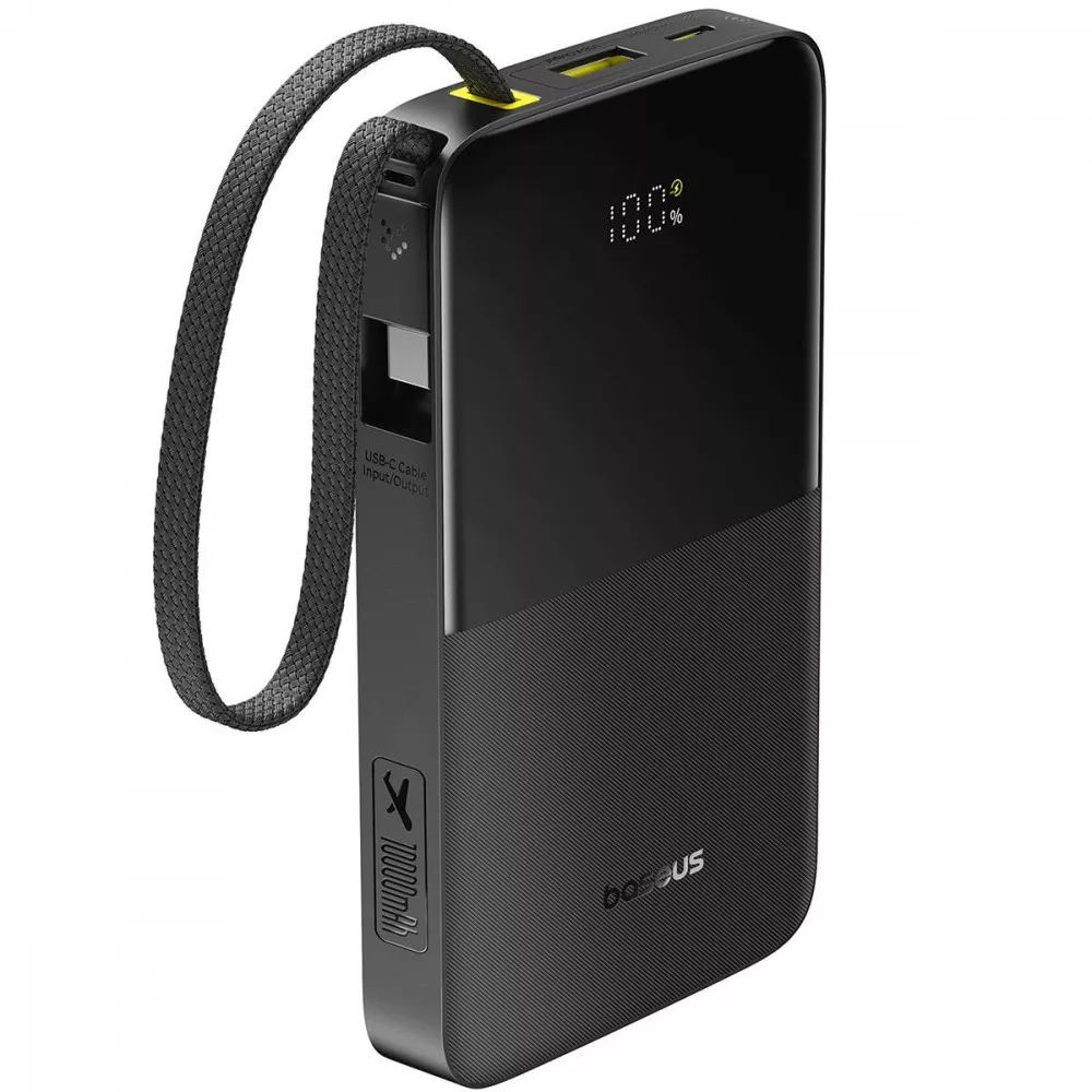 Зовнішній акумулятор Baseus EnerFill Bipow2 Pro 10000mAh 22.5W Cosmic Black