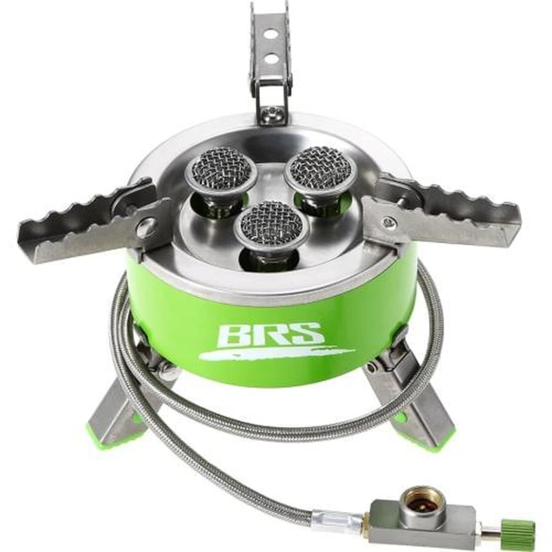 Набір Газовий пальник BRS-73 + Газовий балон різьбовий Adimanti, 230гр