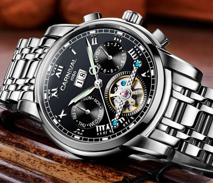 Чоловічий механічний годинник Carnival First
