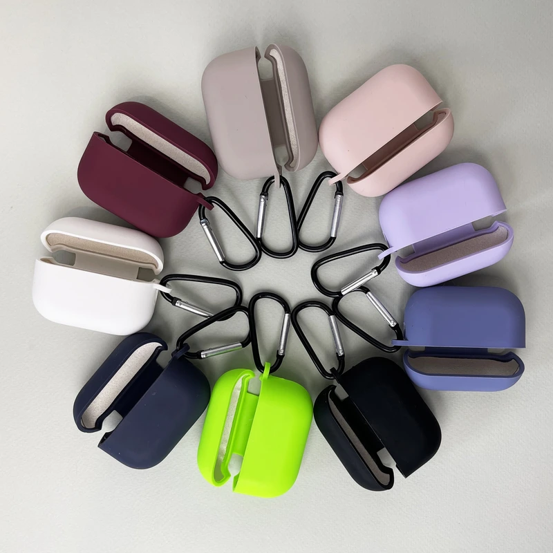 Чохол з карабіном для pods PRO 2 (Бузковий)