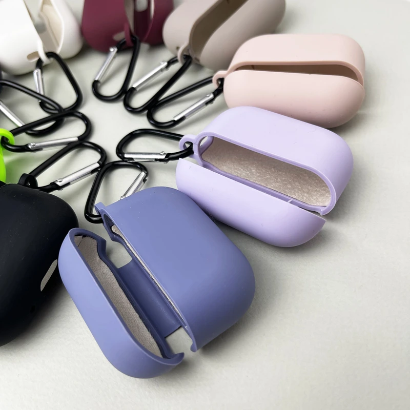 Чохол з карабіном для pods PRO 2 (Пудра)