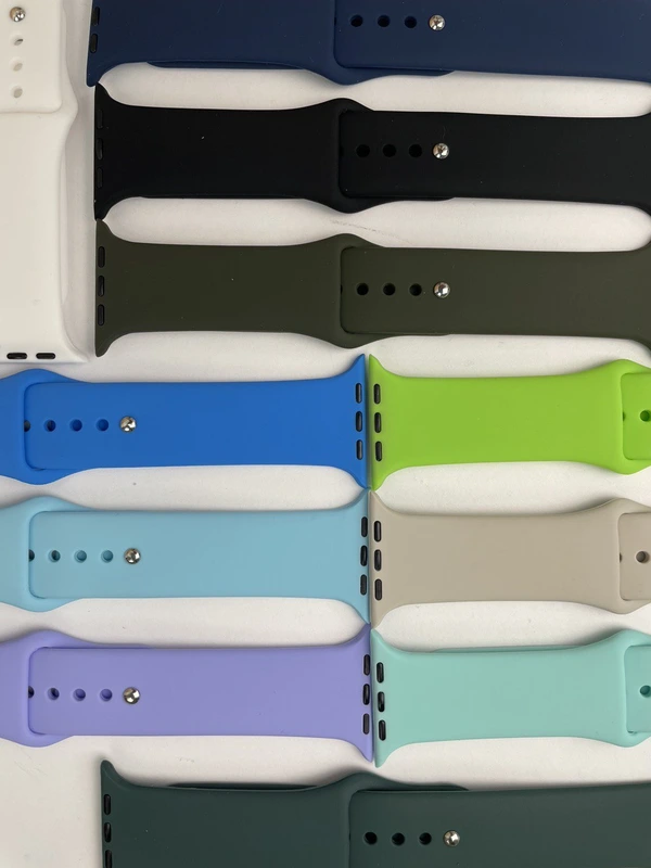 Силіконовий ремінець для розумного годинника Smart Watch 38/40 (Салатовий)