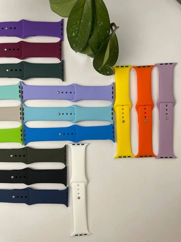 Силіконовий ремінець для розумного годинника Smart Watch 42/44 (Червоний)