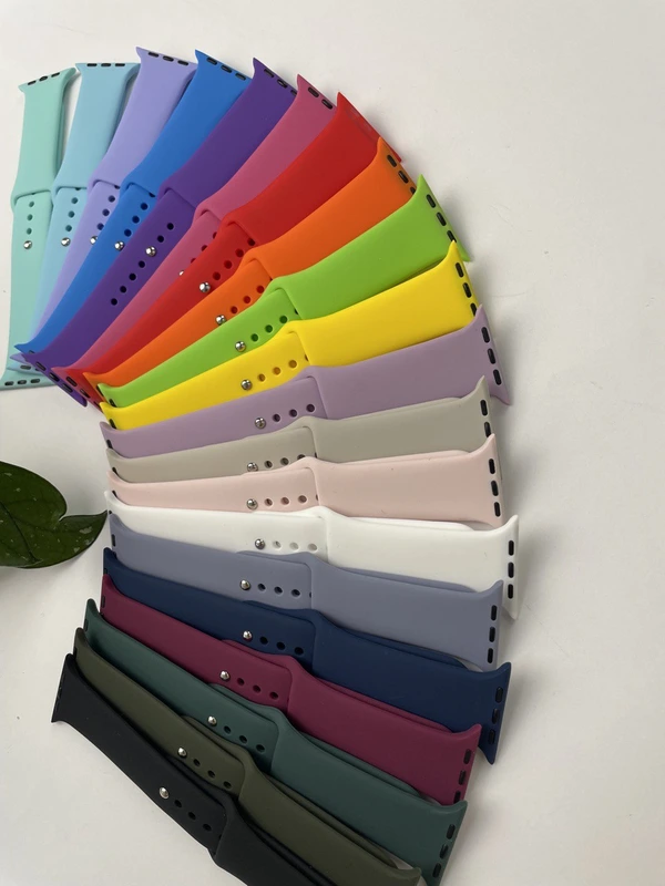 Силіконовий ремінець для розумного годинника Smart Watch 42/44 (Помаранчевий)