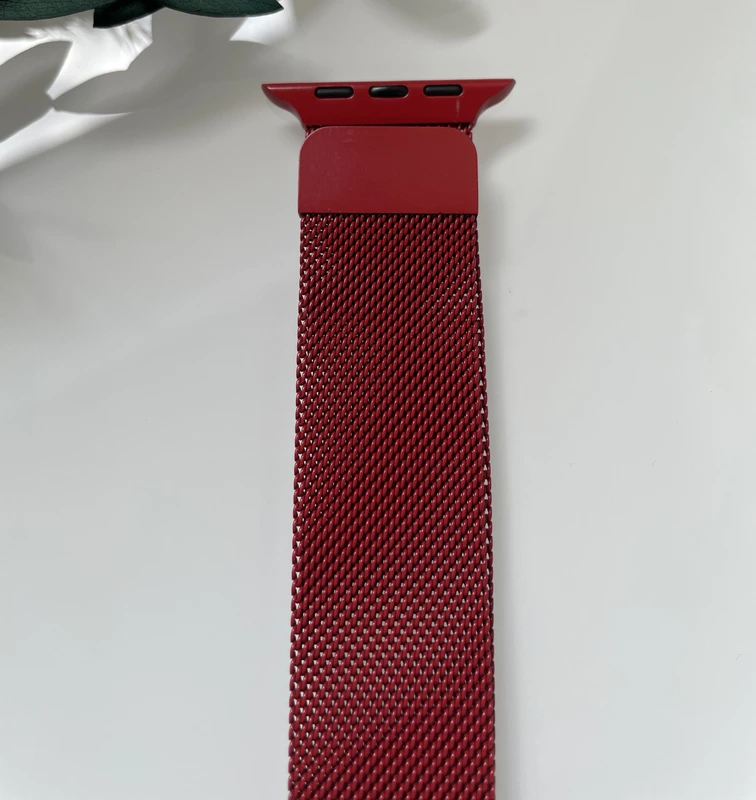 Ремінець для розумного годинника Smart Watch 42/44 Міланська петля (Червоний)