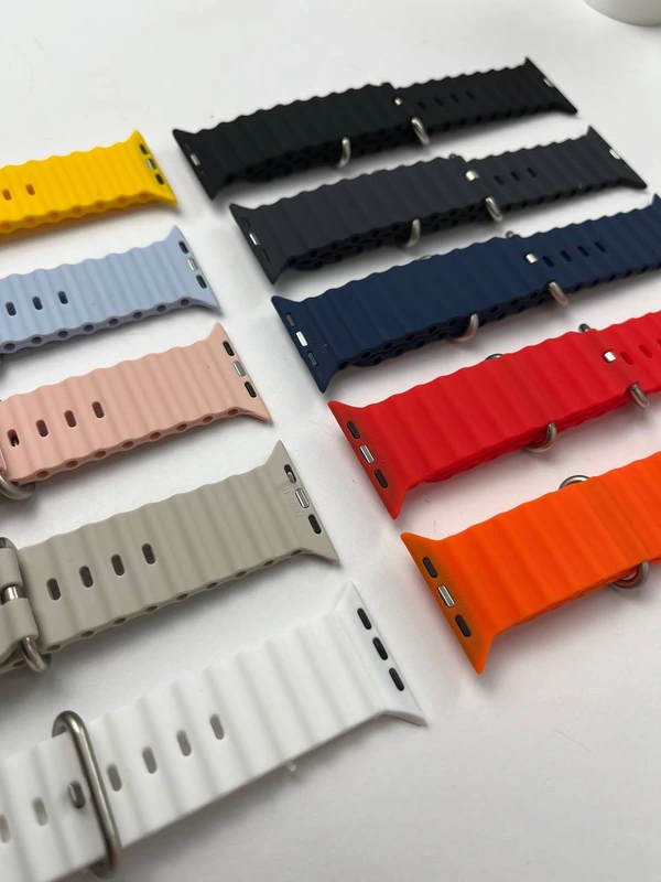 Силіконовий ремінець для Smart Watch Ocean Band 42/44/45/49 (Бузковий)