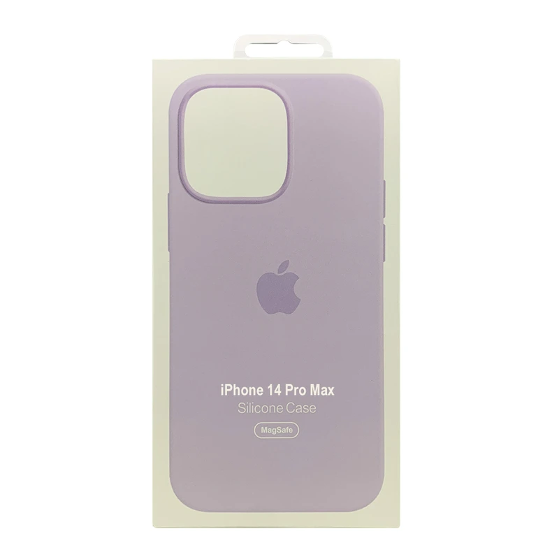 Чохол накладка Silicone Case Full with Magsafe для Apple iPhone 14 Pro Max- Lilac