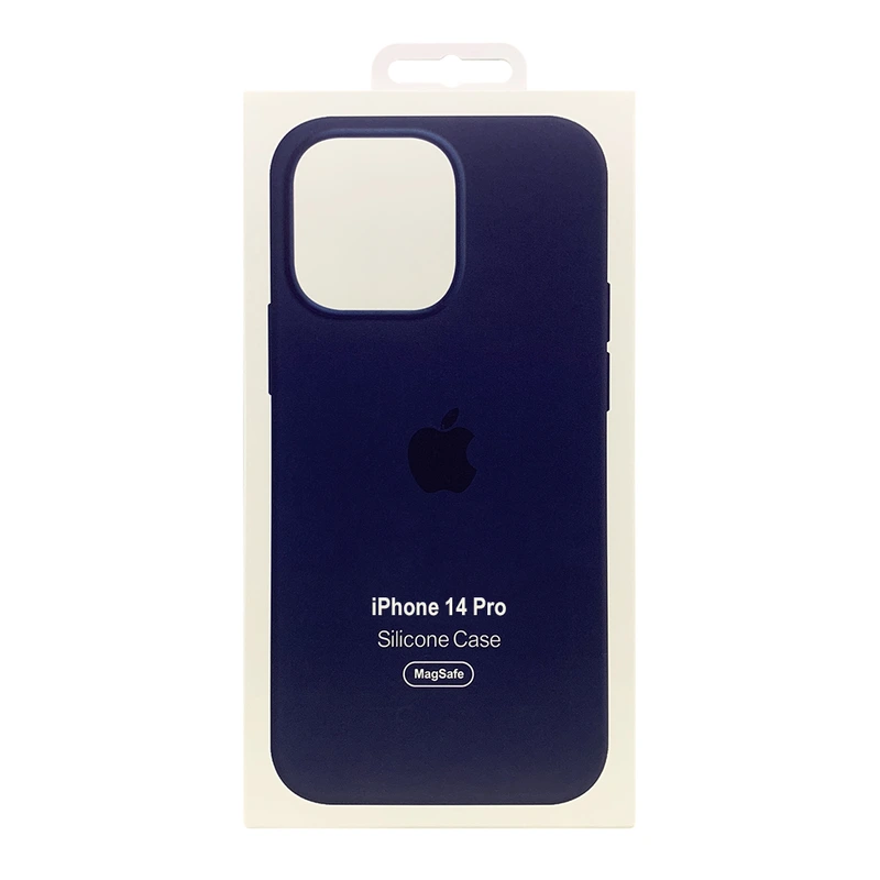 Чохол накладка Silicone Case Full with Magsafe для Apple iPhone 14 Pro- Storm Blue