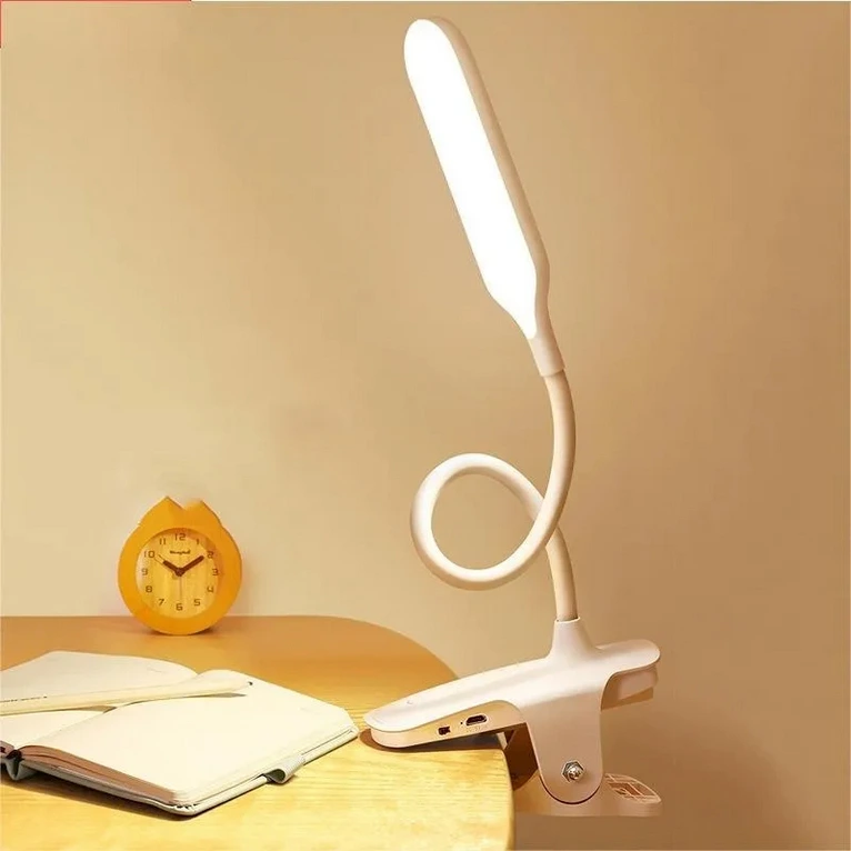 Настільна лампа з акумулятором SB-830 LED Flexible Clip (700mAh/5V/4W)- білий