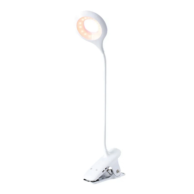 Настільна лампа з акумулятором SB-830E LED Flexible Clip (700mAh/5V/5W)- білий