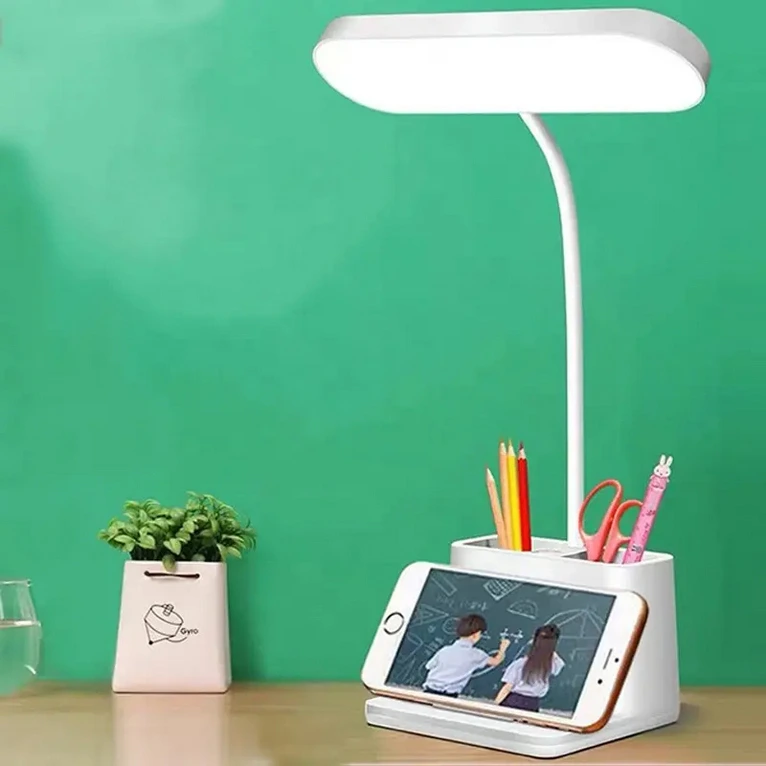 Настільна лампа з акумулятором та органайзером SB-825 LED Flexible (700mAh/5V/3W)- білий