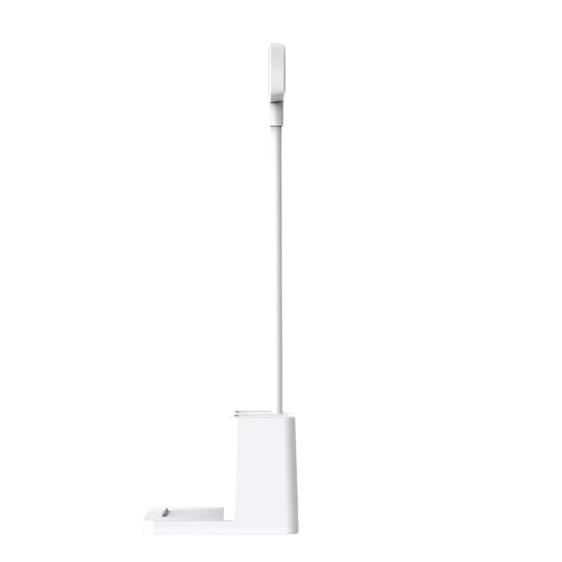 Настільна лампа з органайзером SD-873W5 LED Flexible + Wireless Charge (5V/5W/1.8A)- білий
