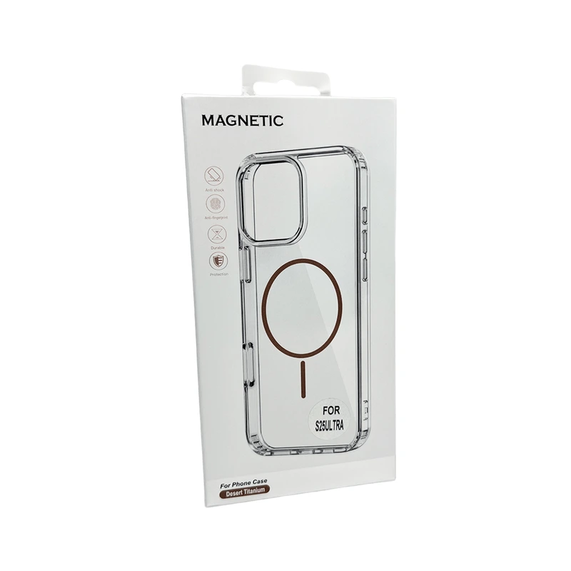 Чохол Cosmic Acrylic Thin Magnetic for Samsung Galaxy S25 Ultra Gold