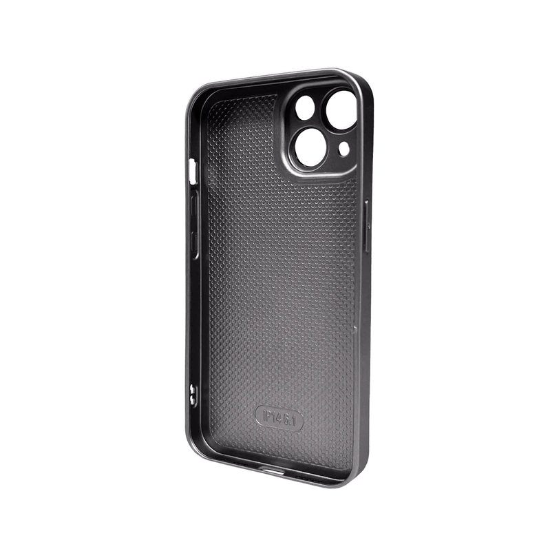 Чохол для смартфона AG Glass Matt Frame Color Logo for Apple iPhone 14 Titanium Grey