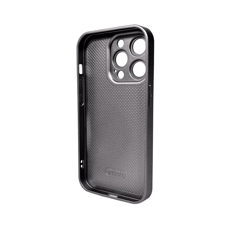 Чохол для смартфона AG Glass Matt Frame Color Logo for Apple iPhone 15 Pro Titanium Grey