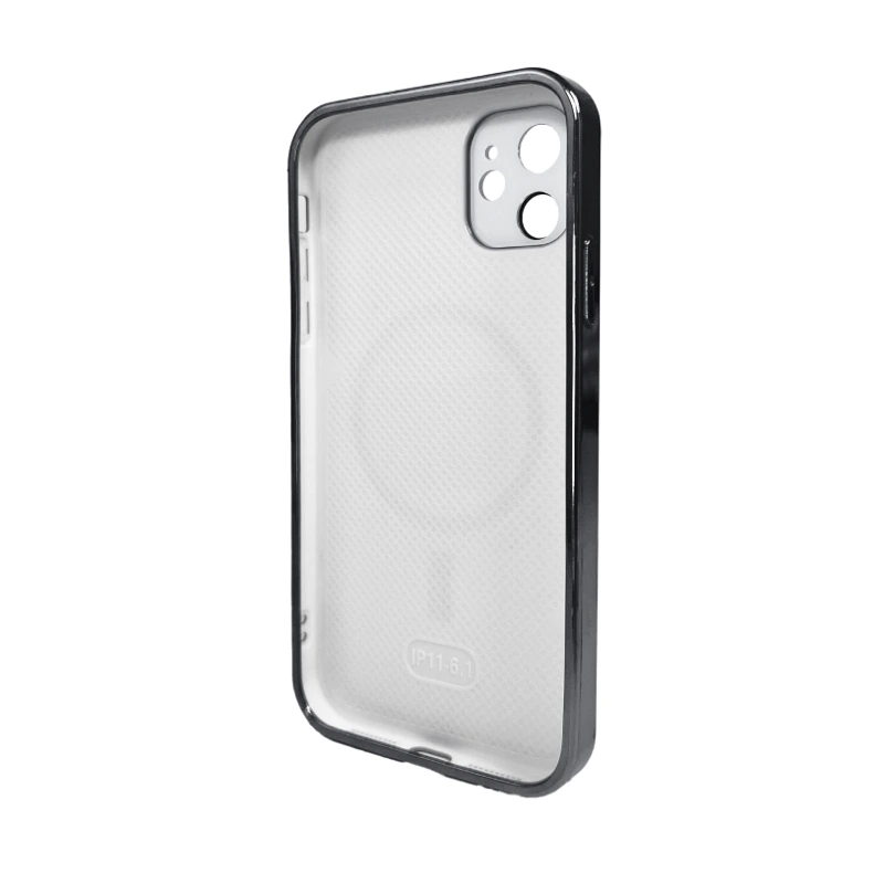 Чохол для смартфона AG Glass Sapphire Frame MagSafe Logo for Apple iPhone 12 White