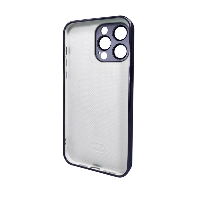 Чохол для смартфона AG Glass Sapphire Frame MagSafe Logo for Apple iPhone 15 Pro Deep Purple