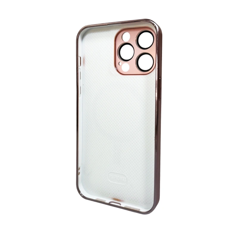 Чохол для смартфона AG Glass Sapphire Frame MagSafe Logo for Apple iPhone 15 Pro Pink