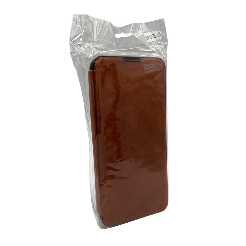 Чохол для смартфона Leather Premium for Xiaomi Redmi 13C / Poco C65 Brown