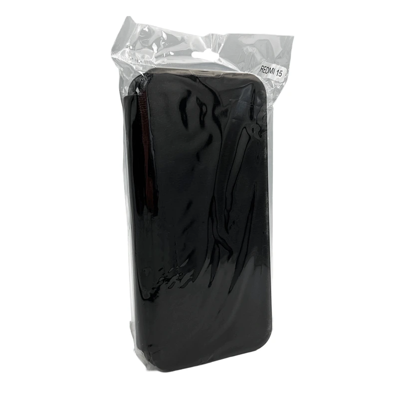 Чохол для смартфона Leather Premium for Xiaomi Redmi 15 (Europe version) Black