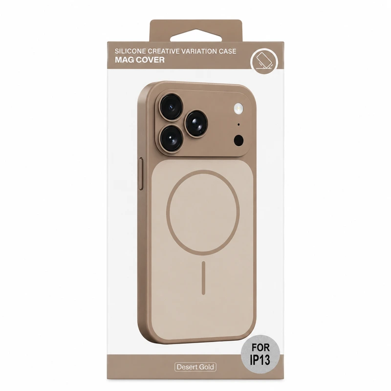 Чохол для смартфона Silicone Creative Variation Case MAG COVER Apple iPhone 13 3,Gold of the desert
