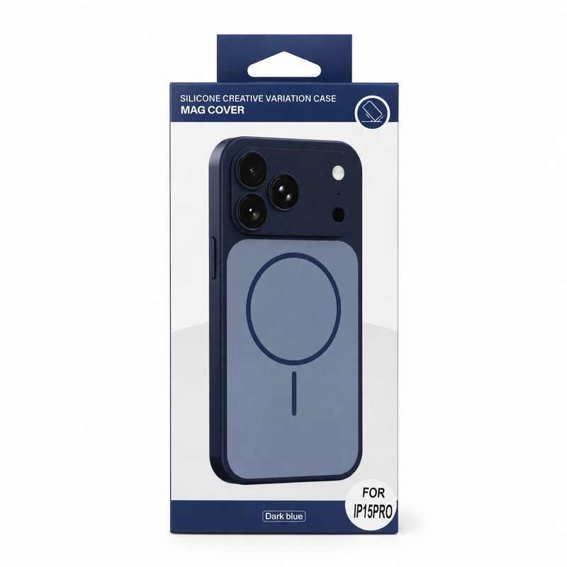 Чохол для смартфона Silicone Creative Variation Case MAG COVER Apple iPhone 15 Pro 2,Dark Blue