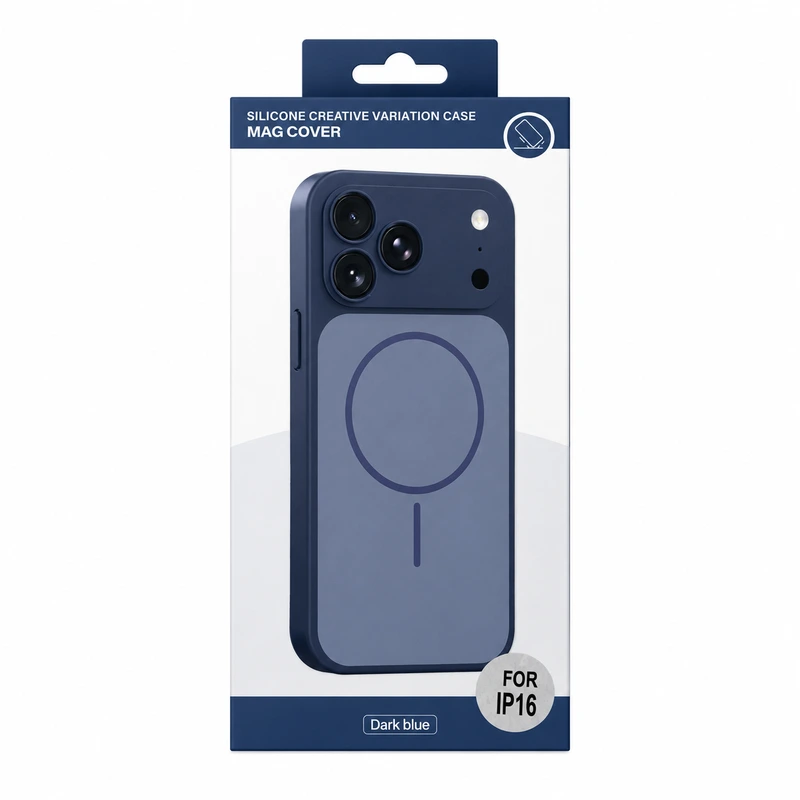 Чохол для смартфона Silicone Creative Variation Case MAG COVER Apple iPhone 16 2,Dark Blue