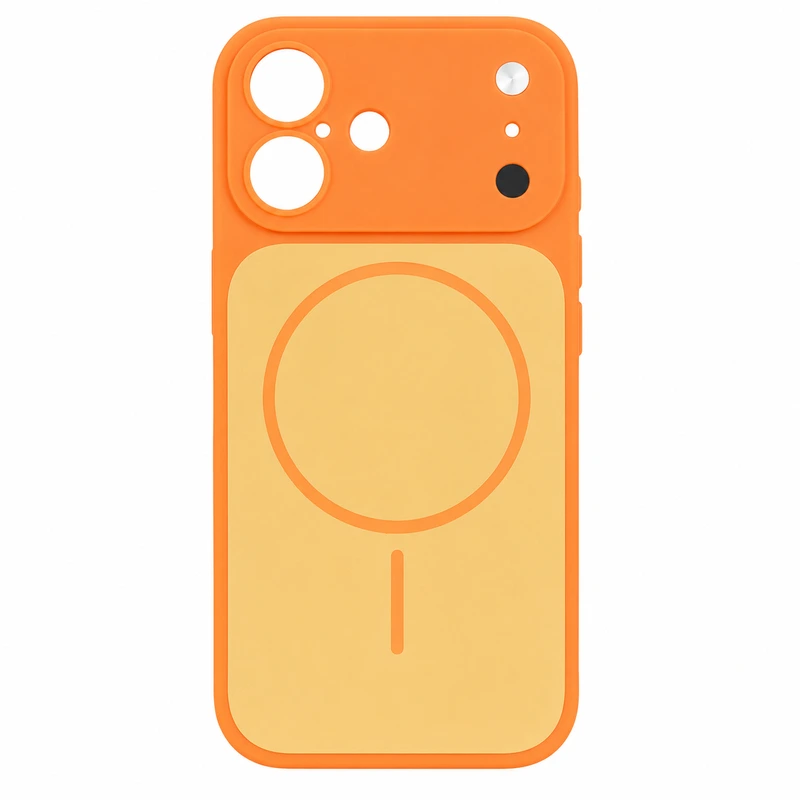 Чохол для смартфона Silicone Creative Variation Case MAG COVER Apple iPhone 17 4,Orange