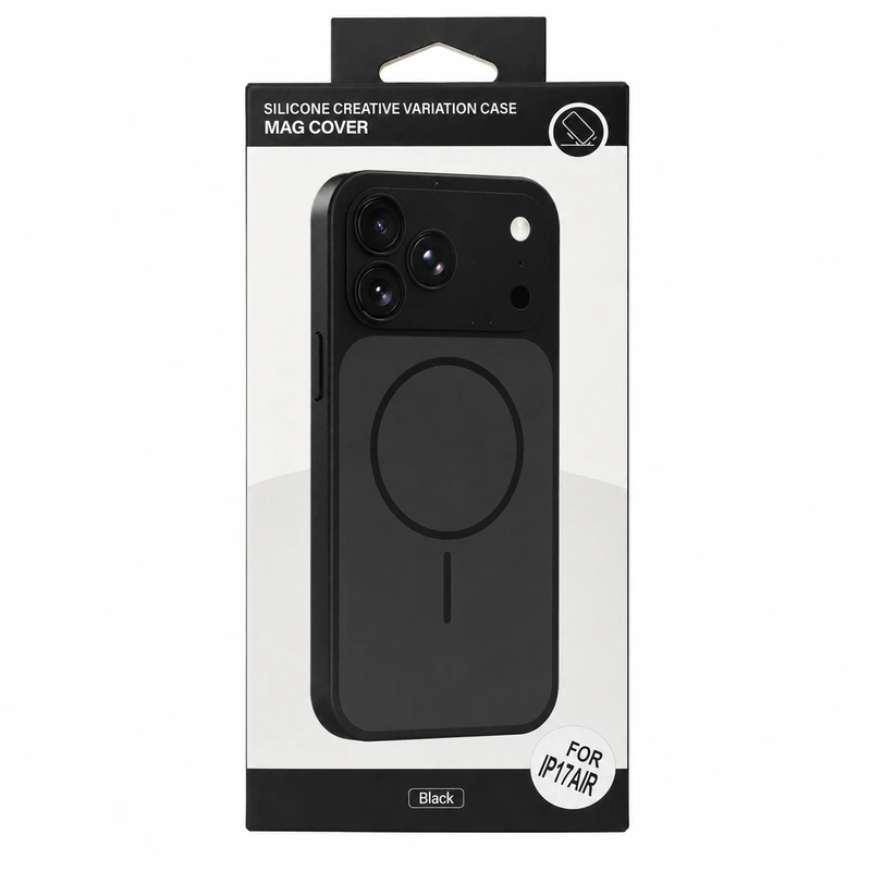 Чохол для смартфона Silicone Creative Variation Case MAG COVER Apple iPhone 17 Air 1,Black