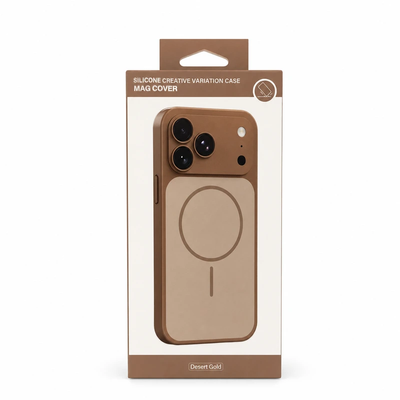 Чохол для смартфона Silicone Creative Variation Case MAG COVER Apple iPhone 17 Pro 3,Gold of the desert