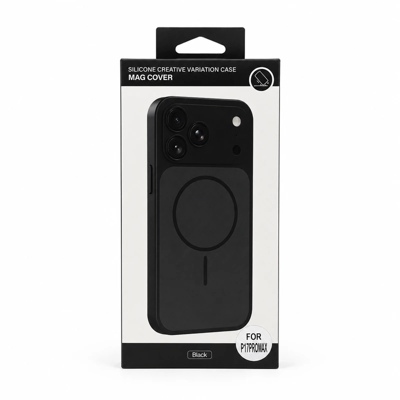Чохол для смартфона Silicone Creative Variation Case MAG COVER Apple iPhone 17 Pro Max 1,Black