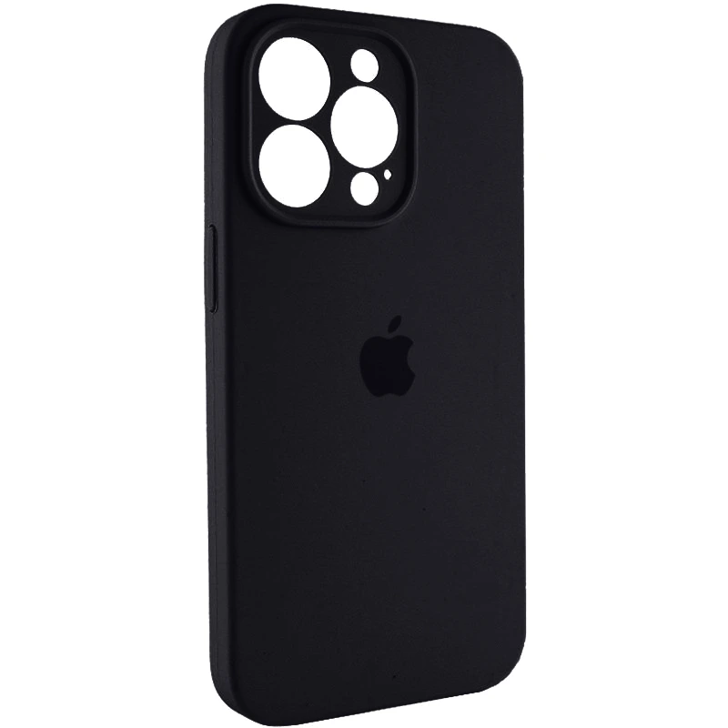 Чохол для смартфона Silicone Full Case AA Camera Protect for Apple iPhone 13 Pro 14,Black