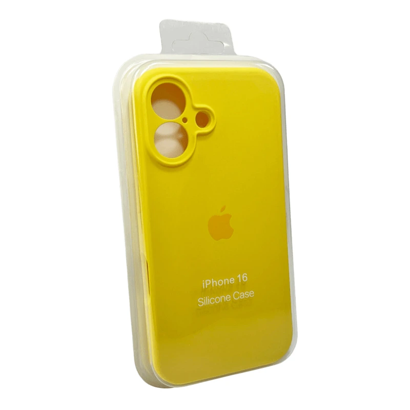 Чохол для смартфона Silicone Full Case AA Camera Protect for Apple iPhone 16 56,Sunny Yellow
