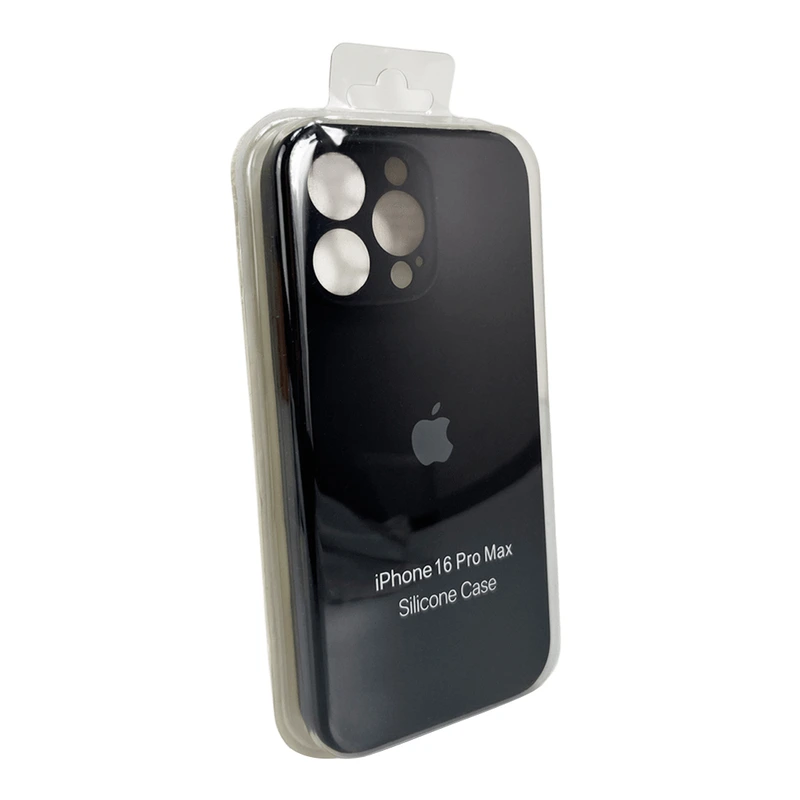 Чохол для смартфона Silicone Full Case AA Camera Protect for Apple iPhone 16 Pro 14,Black