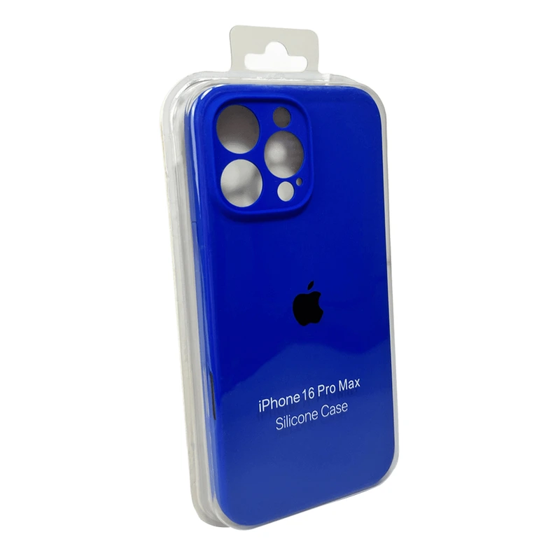 Чохол для смартфона Silicone Full Case AA Camera Protect for Apple iPhone 16 Pro 45,Shiny Blue