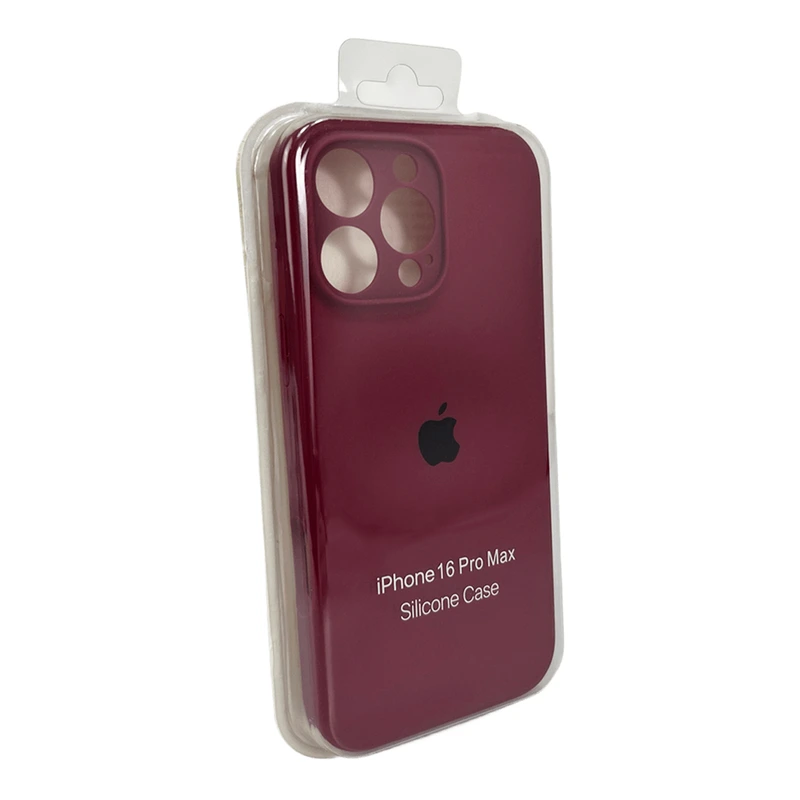 Чохол для смартфона Silicone Full Case AA Camera Protect for Apple iPhone 16 Pro 47,Plum