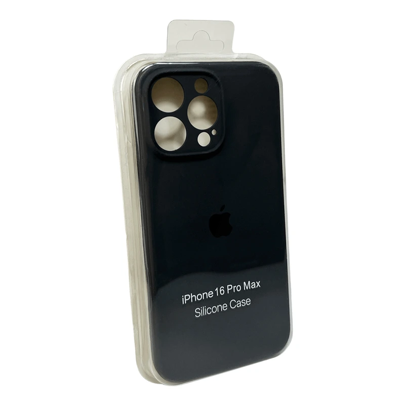 Чохол для смартфона Silicone Full Case AA Camera Protect for Apple iPhone 16 Pro Max 12,Dark Grey
