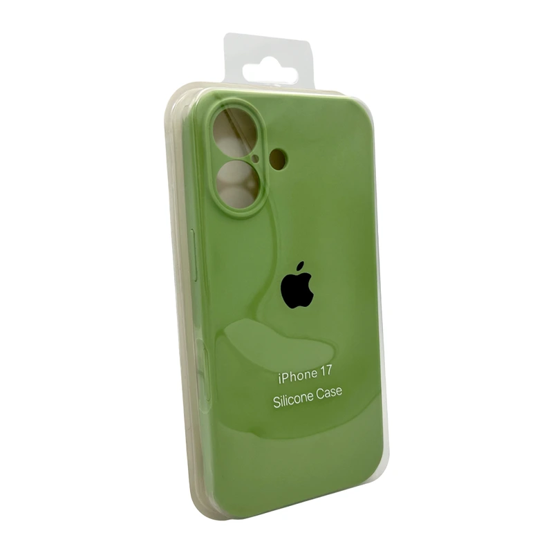 Чохол для смартфона Silicone Full Case AA Camera Protect for Apple iPhone 17 1,Mint