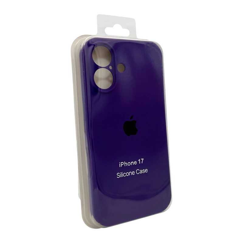 Чохол для смартфона Silicone Full Case AA Camera Protect for Apple iPhone 17 22,Dark Purple