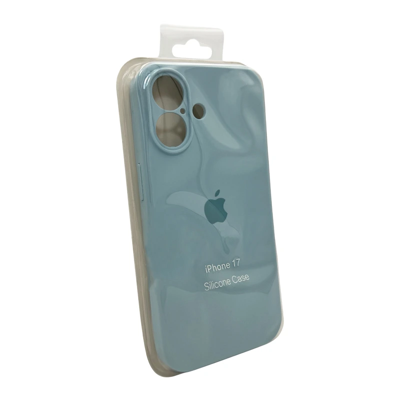Чохол для смартфона Silicone Full Case AA Camera Protect for Apple iPhone 17 27,Mist Blue