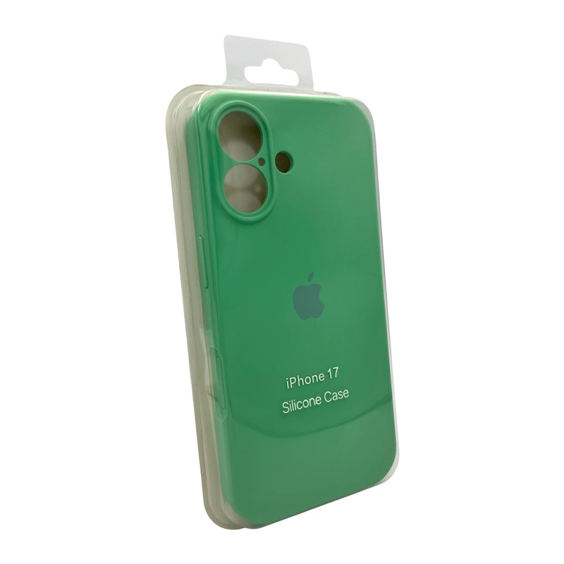 Чохол для смартфона Silicone Full Case AA Camera Protect for Apple iPhone 17 30,Spearmint