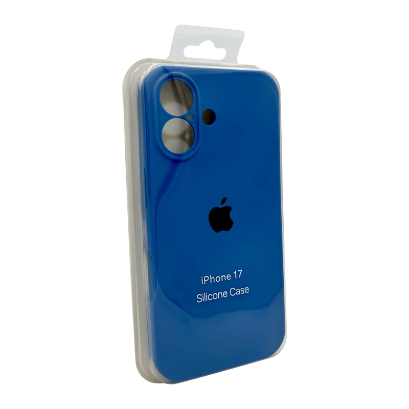 Чохол для смартфона Silicone Full Case AA Camera Protect for Apple iPhone 17 3,Royal Blue