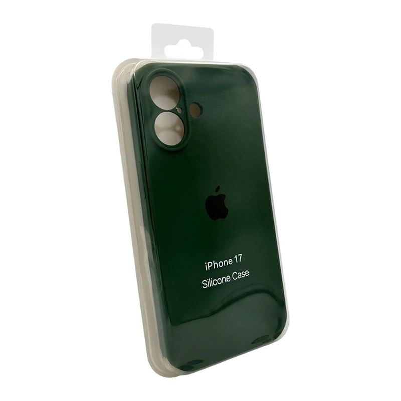 Чохол для смартфона Silicone Full Case AA Camera Protect for Apple iPhone 17 40,Atrovirens