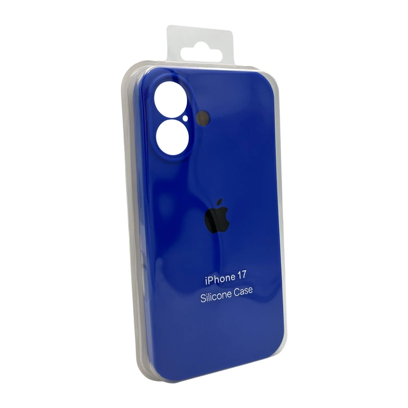 Чохол для смартфона Silicone Full Case AA Camera Protect for Apple iPhone 17 45,Shiny Blue