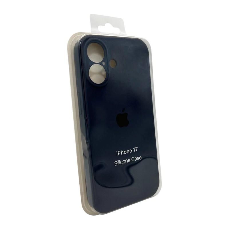 Чохол для смартфона Silicone Full Case AA Camera Protect for Apple iPhone 17 55,Mid Black