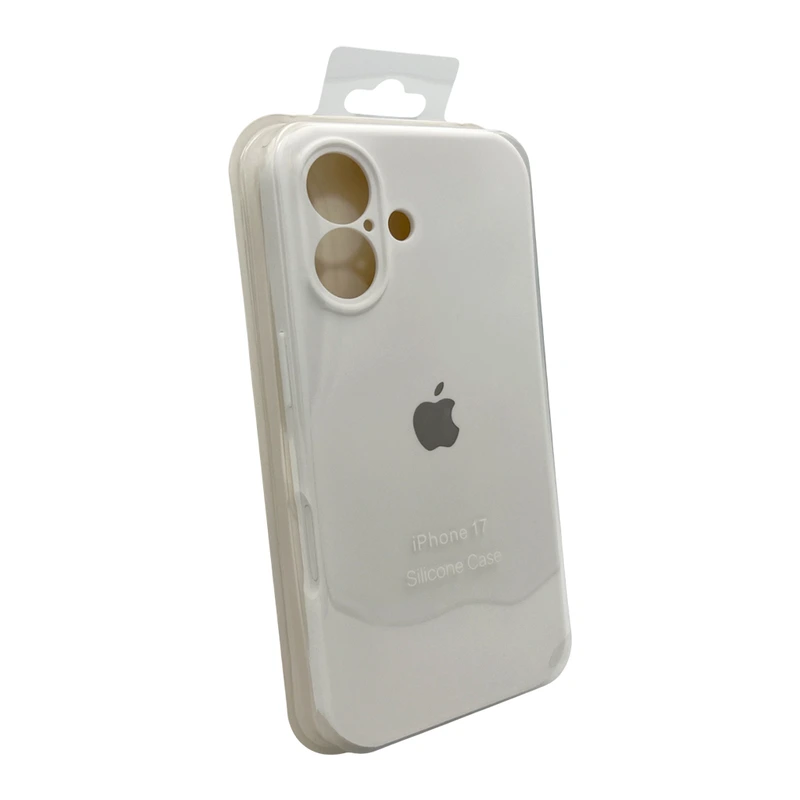 Чохол для смартфона Silicone Full Case AA Camera Protect for Apple iPhone 17 8,White