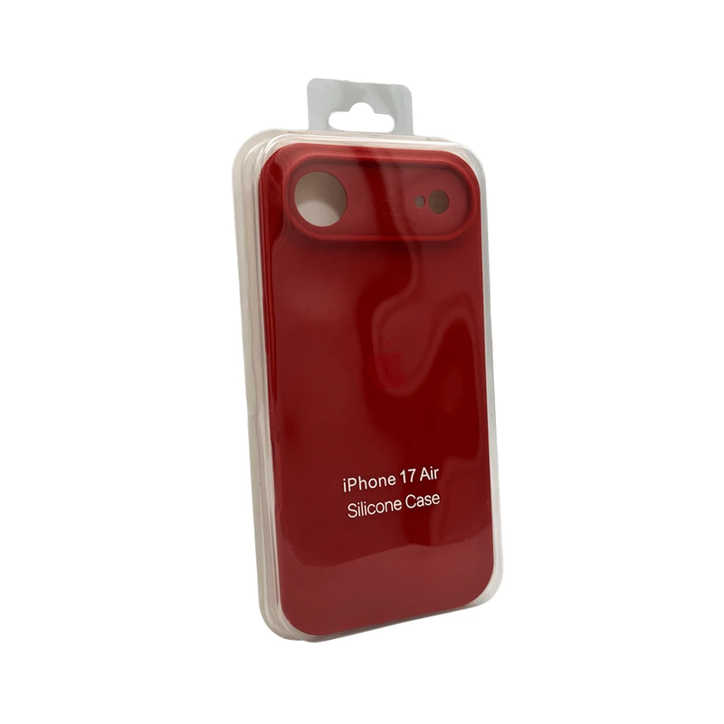 Чохол для смартфона Silicone Full Case AA Camera Protect for Apple iPhone 17 Air 20,China Red