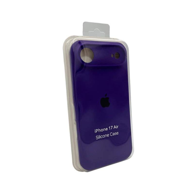 Чохол для смартфона Silicone Full Case AA Camera Protect for Apple iPhone 17 Air 22,Dark Purple